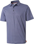 Golf Shirts for Men Dry Fit Short Sleeve Print Performance Moisture Wicking Polo Shirt