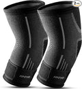 APOYO Elbow Brace for Tendonitis and Tennis Elbow, (Pair) Compression Sleeve for Arthritis, Workouts, Reduce Joint Pain During Fitness Activity (X-Large)