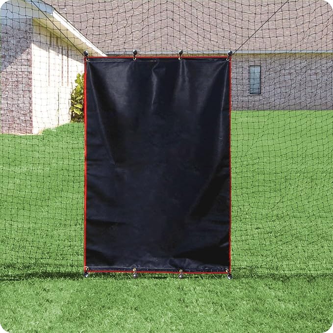Gagalileo Batting Cage Backstop: Heavy-Duty Padding Vinyl Target with Strike Zone for Baseball & Softball Net Protector for Backyard & Training Facility