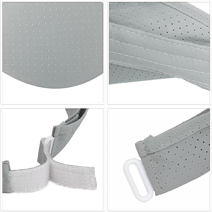 Sportmusies Sun Sport Visors Hat Fits Men Women, Running Golf Beach Cap Extra Long Brim Quick Dry Summer