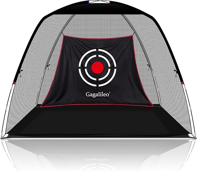 Gagalileo Golf Target Cloth: Protective Net Portable Easy Setup with S-Hooks & Ropes Indoor Outdoor Practice All Golfers Training Accuracy for Backyard Garage