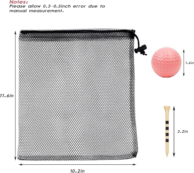 40 Pack Foam Golf Practice Balls - Realistic Feel and Limited Flight Training Balls for Indoor or Outdoor
