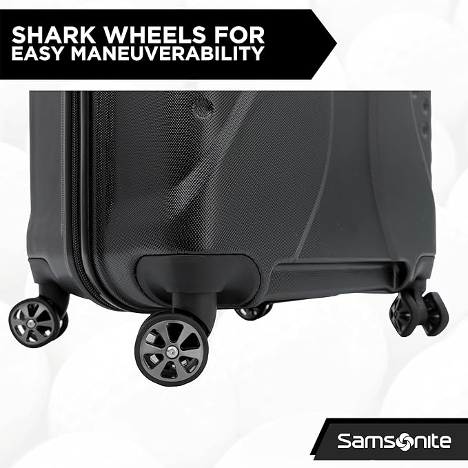 Samsonite Tour Pro Golf Hard Case Golf Travel Bag, Lightweight & Durable ABS Shell, 360 Degree Multi-Directional “Shark Wheels”