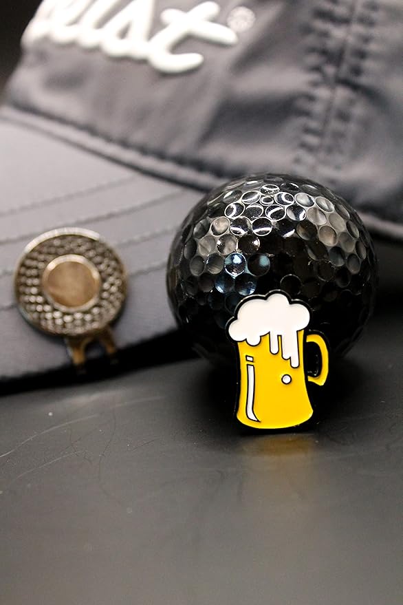 Mulligan Hooligan Golf Ball Marker + Magnetic Hat Clip, Funny and Unique Golf Gift, Premium Quality, The Perfect for Your Favorite Golfer, Golf Accessories for Any Occasions