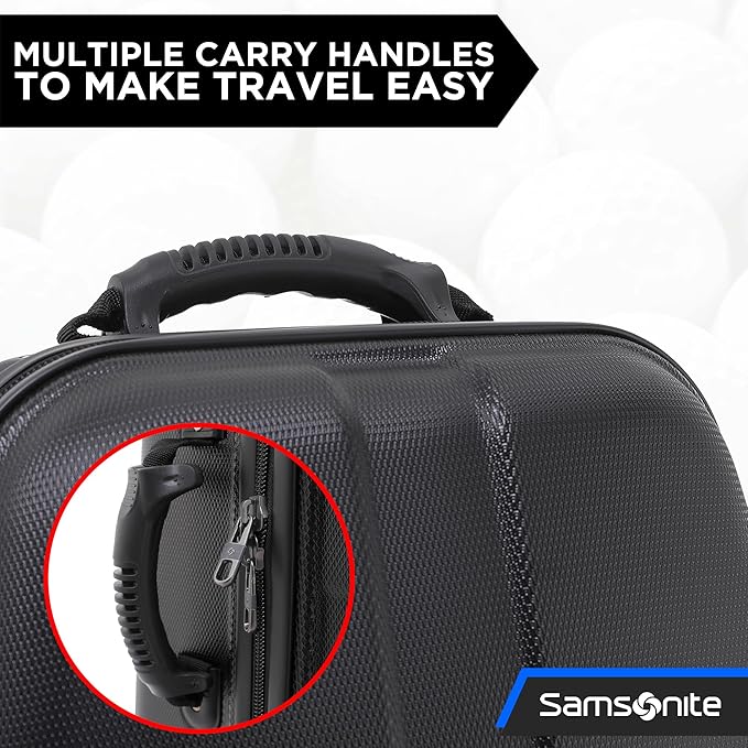 Samsonite Tour Classic Golf Hard Case Golf Travel Bag, Lightweight & Durable ABS Shell, 360 Degree Multi-Directional Wheels