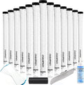 CHAMPKEY X-WEAVE Rubber Golf Grips 13 Pack with Full Repair Kits - Medium Lower Hand Golf Club Grips - Enhanced Grip and Traction Golf Grips for Men and Women