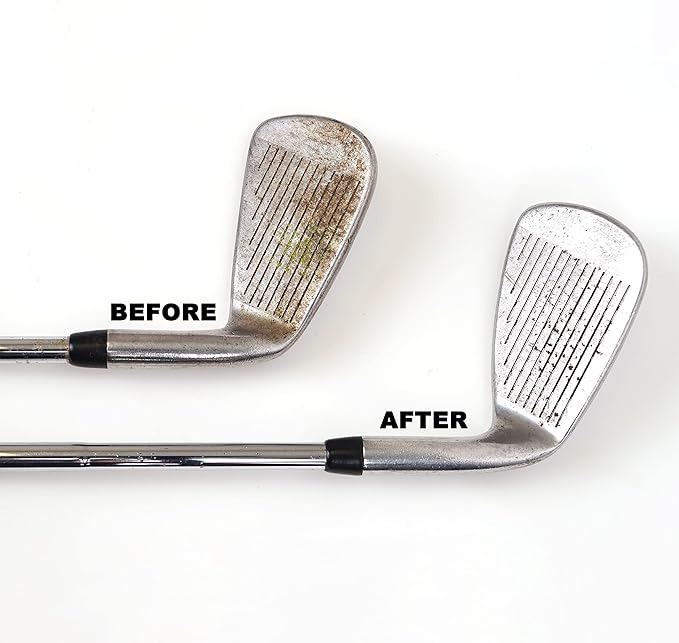Bite Golf Club Grip Cleaner Spray | Keeps Clubs, Irons, and Drivers Clean | Use With Cloth, Brush, or Bottle Brush Refill | Restore Grip Tack