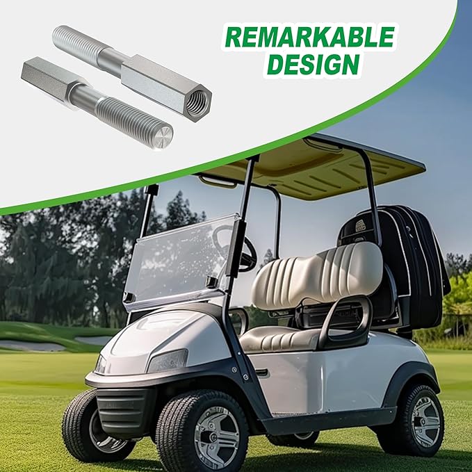 Shock Extension Rod Kit for EZGO TXT Club Car with Lifts Kit or Other Modifications to Raise The Body, OEM 70928-G01, 76418-G01, 70630-G01