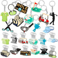 Batiyeer 36 Pack Golf Ball Keychains Bulk Party Favors Sports Ball Key Chains Funny Keyring Gifts for Women Men Birthday Supplies