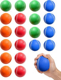 Tarutaru 20 Pack Foam Balls for Baseballs & Softballs - Soft Practice Baseballs for Hitting, Pitching, Batting Training, Indoor & Outdoor Sport Diameter 2.83in