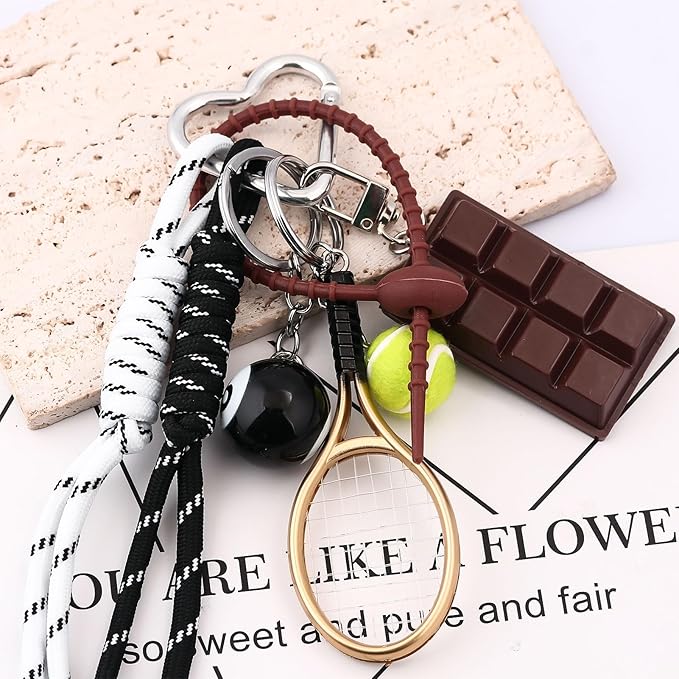 Tote Bag Purse Charms for Handbags - Cute Keychain, Y2K Rope Key Chain Accessories - Designer Jewelry Gift for Women