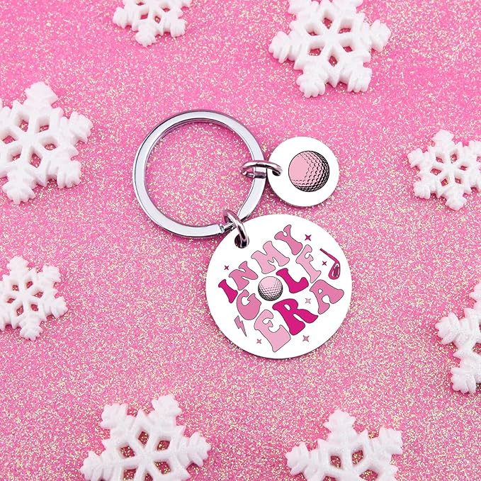 Golf Gifts for Women Golf Keychain Gifts for Her Golfs Accessories for Women Girls Golfs Gift for Women Golfers Unique Birthday Christmas Gift for Golfer Stuff