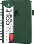 Clever Fox Golf Log Book – Small Training & Scorecard Journal – Pocket Notebook – Golf Practice Accessories & Gifts Ideas for Men (Forest Green)