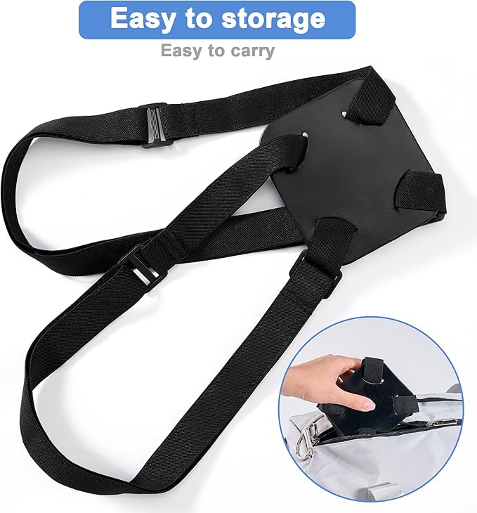 Chelmon 2 Pack Luggage Straps, Ajustable Elastic Bungee Belt for Suitcases, Add Extra Bag Easy and Securely for Travel