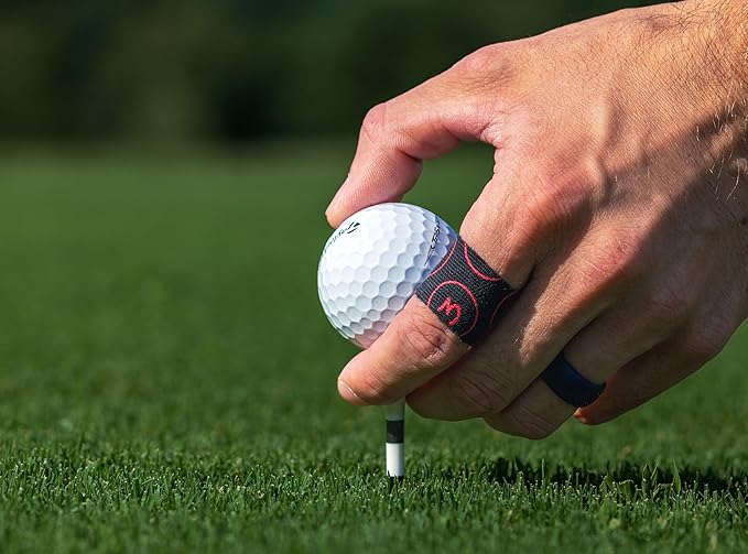 Golf Blister Tape - 2 Pack for Protection Against Blisters & Hot Spots on Hands & Fingers, Flexible, Waterproof, Pre-Cut Golf Finger Tape, Sports Athletic Tape, 4 Way Stretch