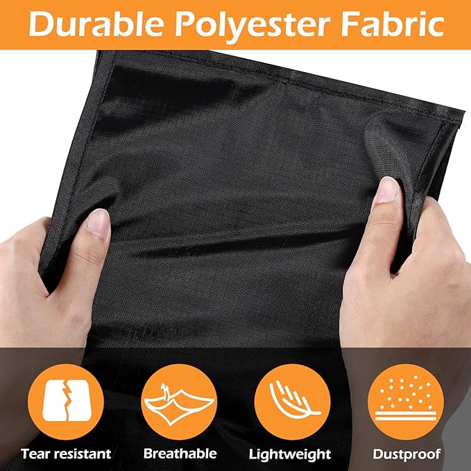 Windyun 20 Pcs Shoe Bags for Travel Waterproof Sneaker Bag Multi Color Shoe Carrier with Zipper Portable Shoe Pouch for Men Women