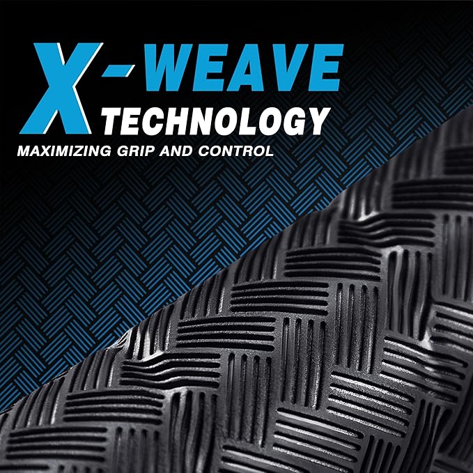 CHAMPKEY X-WEAVE Rubber Golf Grips 13 Pack with Full Repair Kits - Medium Lower Hand Golf Club Grips - Enhanced Grip and Traction Golf Grips for Men and Women