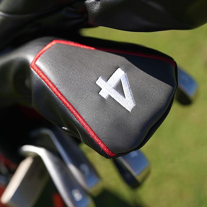 Single Headcover, Easy Slip-On Easy-Off Golf Club Headcover, Fleece Lined Interior, Water Resistant and Durable Shell, Individual Retail Sport Pack