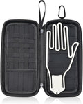 Golf Glove Holder Case, Golf Bag Organizer Hard Protective Case with Glove Shaper ,Pocket & Slots Store Golf Accessories and Personal Items Multifunctional Storage Golf Bag Gift for Men Women Golfers