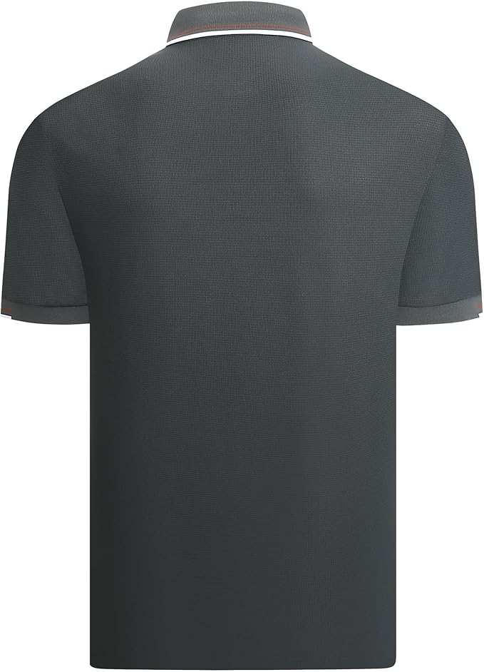 Alex Vando Mens Golf Shirt Moisture Wicking Performance & Polished Style Polo Shirts for Men