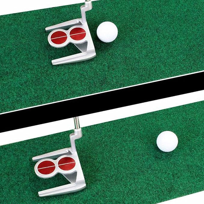Golfing Putting Mat with Auto Return Golfing Putting Practice Mat Golfing Training Device for Indoor Outdoor Practice