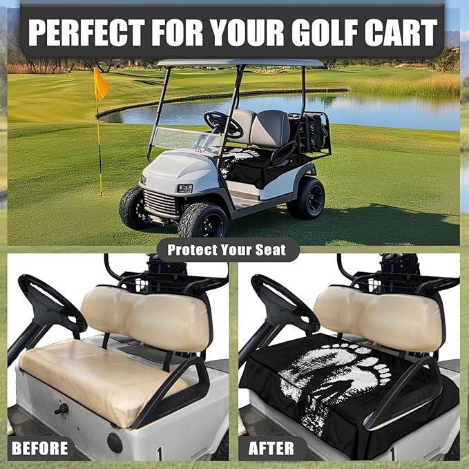Golf Cart Seat Covers Universal Golf Cart Seat Cover Blanket Cushion Cover Sports Golf Cart Accessories