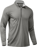 Obla Golf Quarter Zip Pullover for Men Mock Neck Sweatshirt Lightweight Sun Protection Men's Long Sleeve Golf Shirt