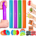 Flex Therapy Bar and Grip Strength Trainers Set, Physical Therapy & Resistance Bar for Golfers Elbow,Tendinitis,Wrist,Forearms Pain, Improve Grip Strength and Relieve Pain