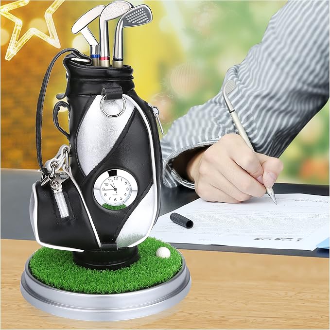 10L0L Golf Pen Holder Office Desk Decor Cool Unique Gift - Best Choice for Golf Love