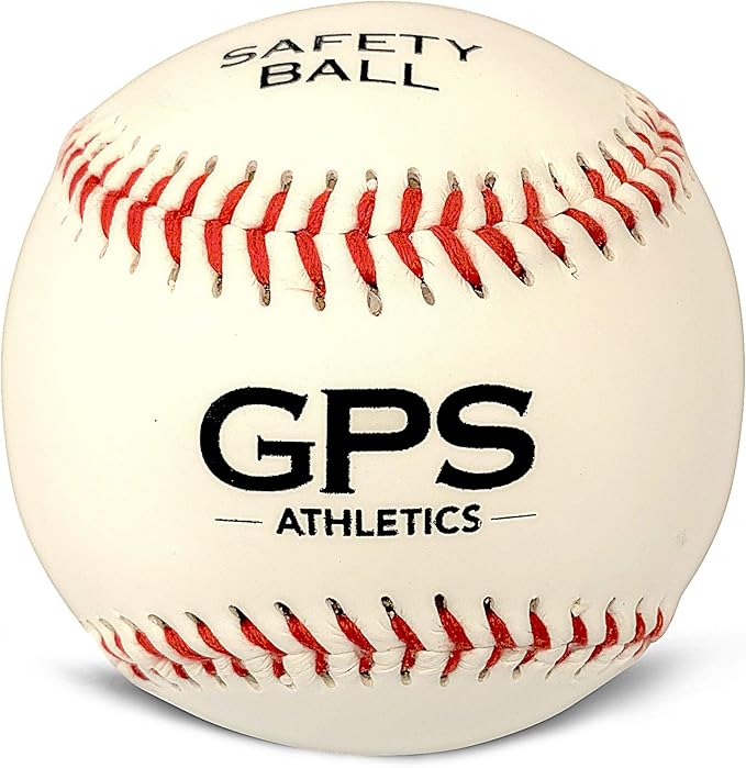 Grady's Pitching School GPS Athletics Low-Impact Soft Training Balls Set of 6 Practice Baseballs for Kids Coach Pitch Suitable for Beginners 6 pcs per Pack