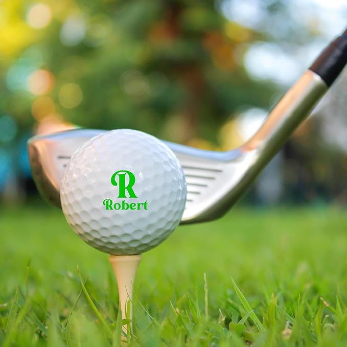 Personalized Name Golf Ball Stamper, Gifts for Men Dad Husband, Self-Inking Golf Ball Stamp Markers, Golfer Gift Golfing Accessories