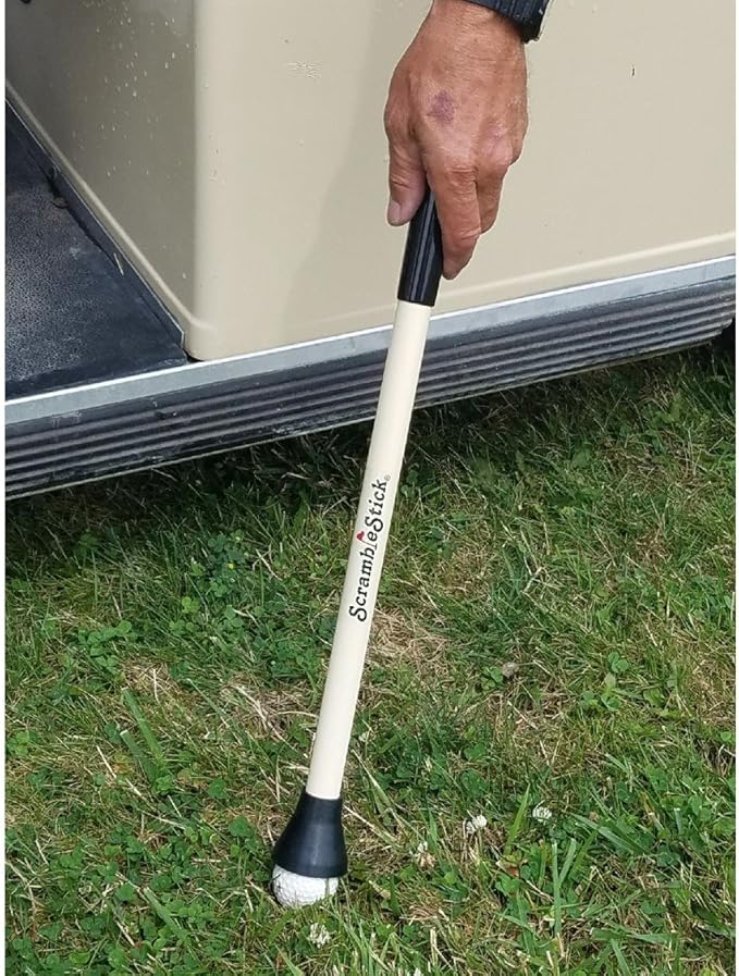 The Original Scramble Stick Shorty Ball Retriever, Designed for Scramble Golf, 20-Inch, 2-Pack