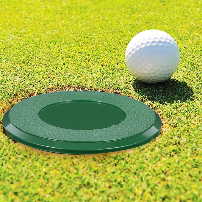 8 Pcs Golf Cup Cover, Putting Green Hole Cup Cover Plastic Golf Cups Covers for Yard Garden Backyard Game Ball Outdoor Activities