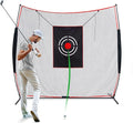 Golf Practice Net Backyard: Durable Swing Training Target – Indoor Outdoor Garage Home Use – Portable for Adults & Men Golfer Beginners