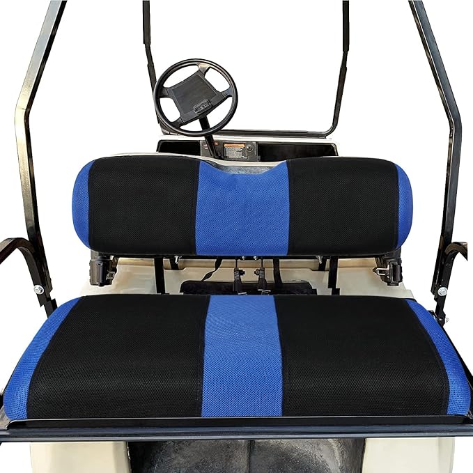 4 Passenger Golf Cart Seat Covers Fit for EZGO TXT OEM Ordinary Seat Cushion, EZGO TXT Front and Back seat Cover, Washable Golf Cart Seat Covers for EZGO