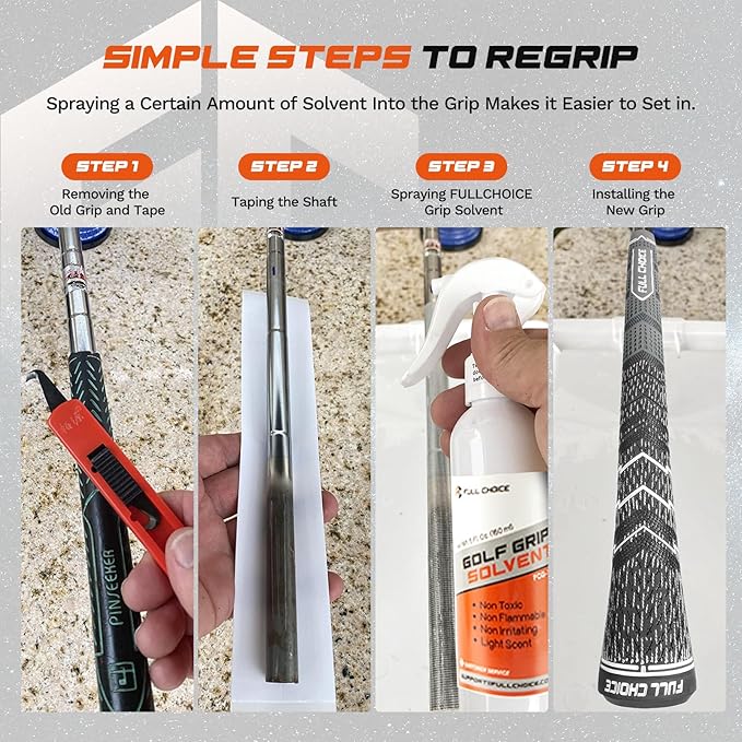 Cross Corded Golf Grips 13 Pack, Low Taper Design, Choose from 13 Grips or 13 Grips with All Kits, 3 Sizes 5 Colors Options, Multi-compound Hybrid Golf Club Grips, CG01 Series