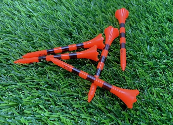 TRUESTRIKE Premium USA Golf Tees – 100-Pack Durable 3¼" / 2¾" Plastic Tees – Made in USA – Perfect Holiday Golf Gift
