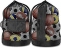 BROTOU 40" x 30" Extra Large Sports Ball Bag, Upgrade Thicken Ball Bags for Coaches, Adjustable Shoulder Strap and Hanging Ears with Handle, Mesh Bag for Basketball, Volleyball, Swimming Gear