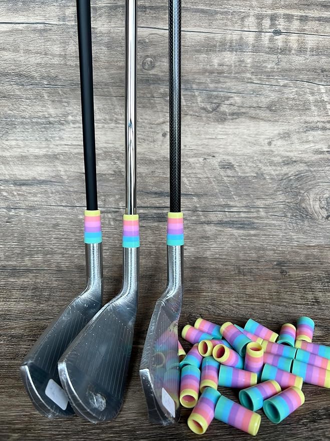 SummerHouse Multi-Ring Golf Iron Ferrules Compatible with 0.355'' Tapered Steel Shaft and 0.370'' Parallel Shaft