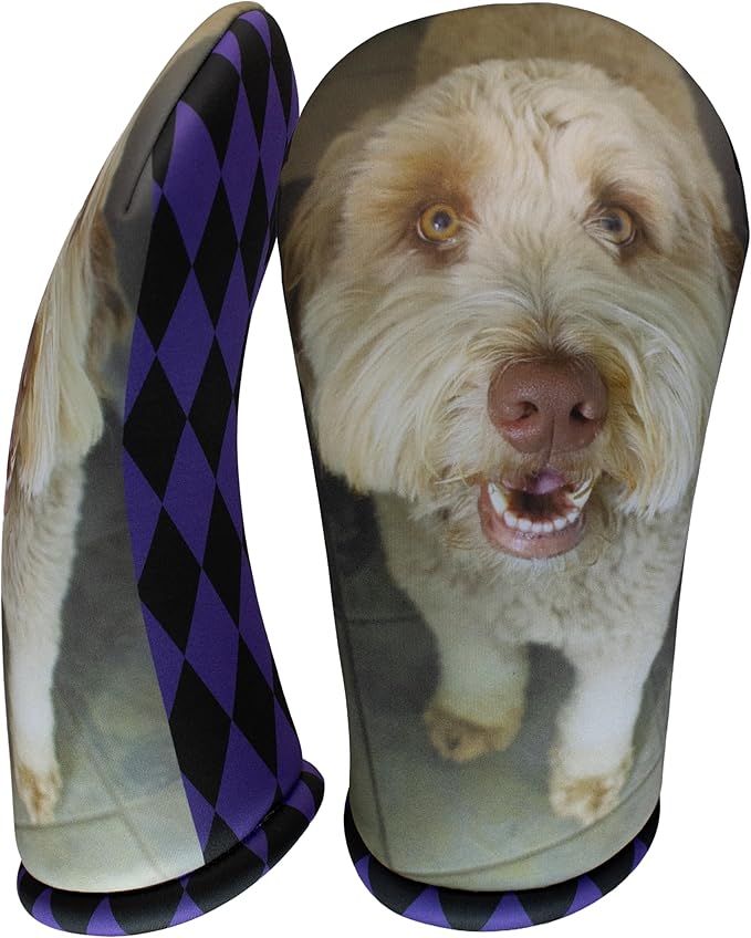 Custom Golf Driver Head Cover for Dogs – Personalized Pet Photo, Name & Text | Dog Lover Golf Gift | USA-Made Driver Headcover with Thick Foam Protection by BeeJos