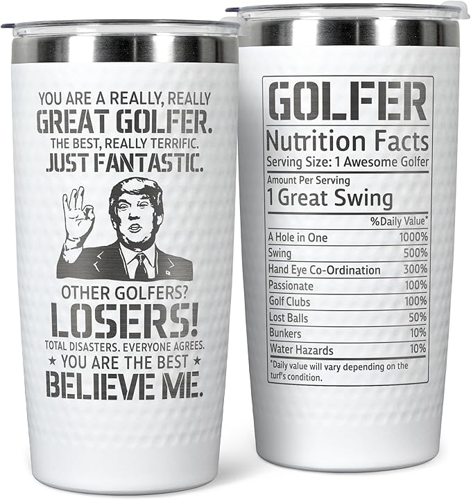 Golf Gifts for Men, Grandpa, Uncle, Golfer, Boss - Grandpa Uncle Gifts - Birthday, Christmas Mugs for Men - Gift Ideas for Golfers Mens - 20 Oz Golfer Tumbler for Mens