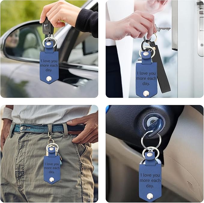 Custom Keychains with Picture Personalized Photo Logo Text Customized Key Chain for Boyfriend Dad Men Women Gifts