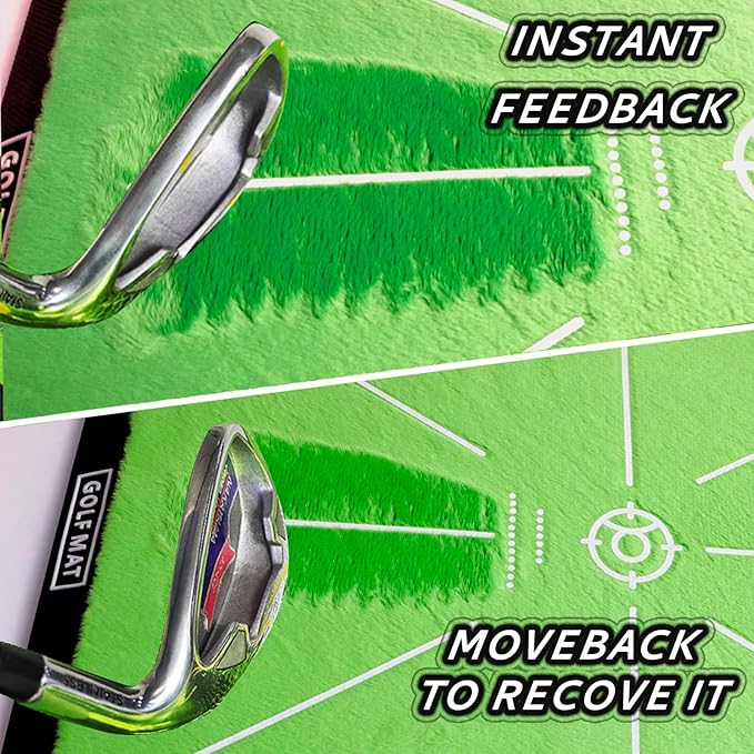 Golf Trace Strike Pad Path for Golf Training Practice Swing Mat