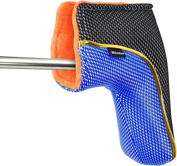 Andux Gold Putter Cover Golf Blade Putter Head Covers MT/TG31