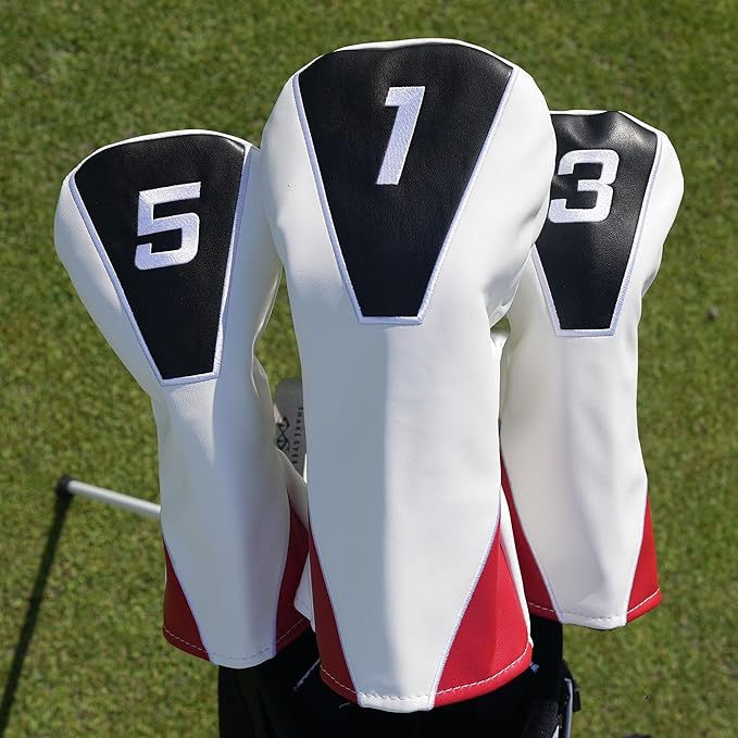 Single Headcover, Easy Slip-On Easy-Off Golf Club Headcover, Fleece Lined Interior, Water Resistant and Durable Shell, Individual Retail Sport Pack