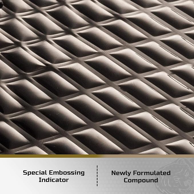 Siless Black 80 mil (2mm) 10 sqft Car Sound Deadening mat - Butyl Automotive Sound Deadener - Noise Insulation and Vibration Dampening Material (10 sqft)