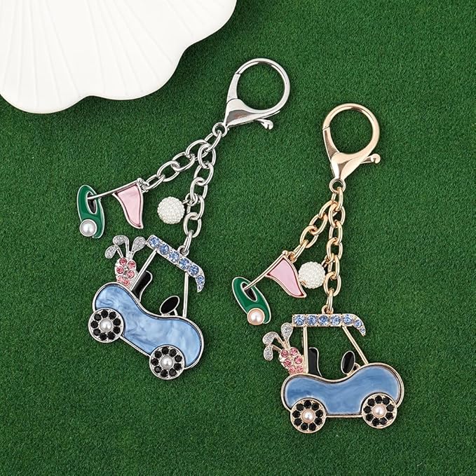 Madison Tyler Western Cowboy Boots Cherry Bow Bubble Tea Strawberry Cute Keychain | Bag Charms for Handbags Purse Charms