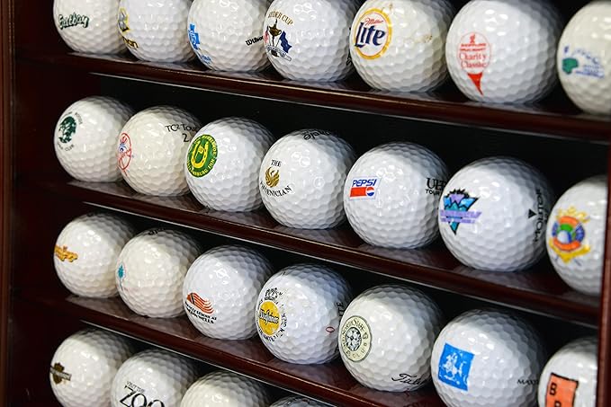 sfDisplay.com,LLC. 63 Golf Ball Designer Display Case Cabinet Wall Rack Holder w/98% UV Protection Lockable