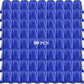 KUUQA 80Pcs Blue Drawstring Backpack Bag Sack Drawstring Bags Bulk String Bags Storage Bags for Sport Gym Traveling