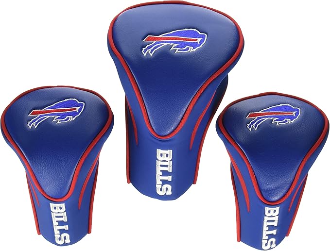 Team Golf NFL Numbered 1, 3, & X, Fits Oversized Drivers, Utility, Rescue & Fairway Clubs, Velour Lined for Extra Club Protection